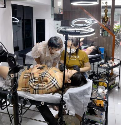 Phòng phun xăm thẩm mỹ