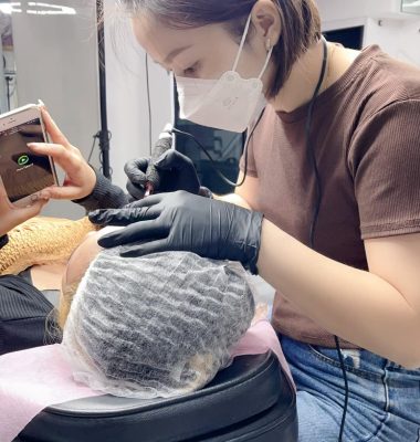 Phun xăm thẩm mỹ tại Thu Hoài Academy